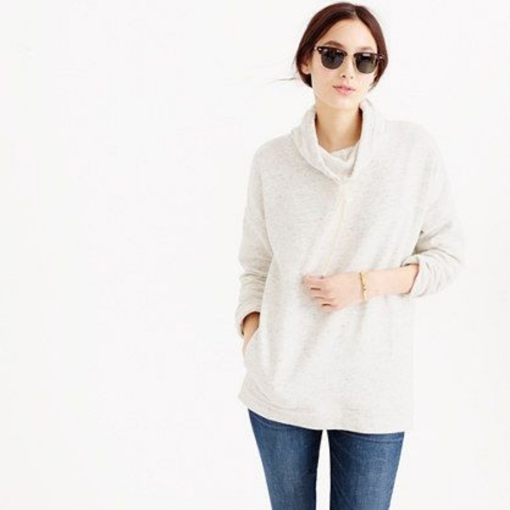 J. Crew cowl neck sweatshirt